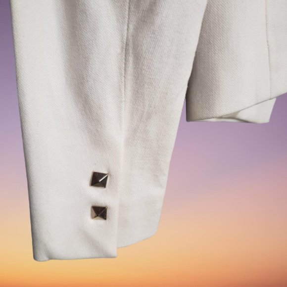 H&M Beige Blazer Jacket with Studs Design. NWOT - Picture 4 of 4